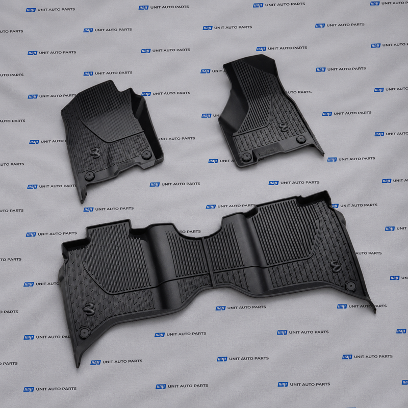 82215756AC Genuine Mopar All-Weather Floor Mat Kit For Ram Mega Cab